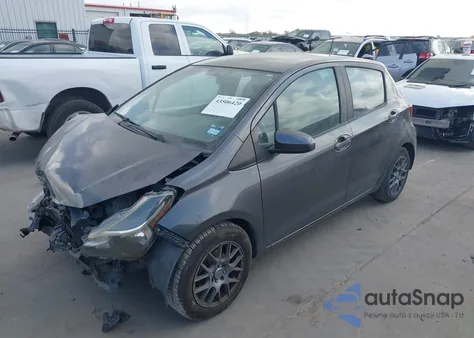 2015 Toyota Yaris L из США, поврежденный, VIN VNKKTUD37FA027086